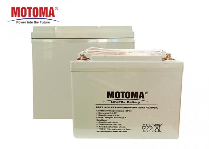 μπαταρία 12.8V 50Ah 100Ah 200Ah LiFePO4 για τον ηλιακό φωτισμό 0