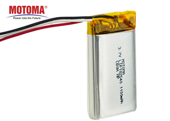 μπαταρίες 1100mah 3.7V Motoma, ελαφριά μπαταρία λίθιου των οδηγήσεων με το PCM και συνδετήρας